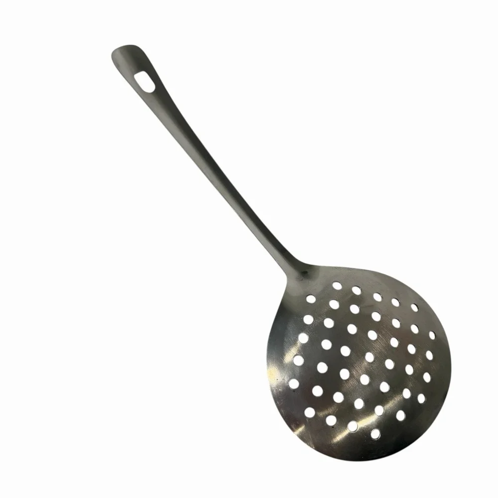 Stainless Steel Kitchen Skimmer Strainer Slotted‎ Spoon 13